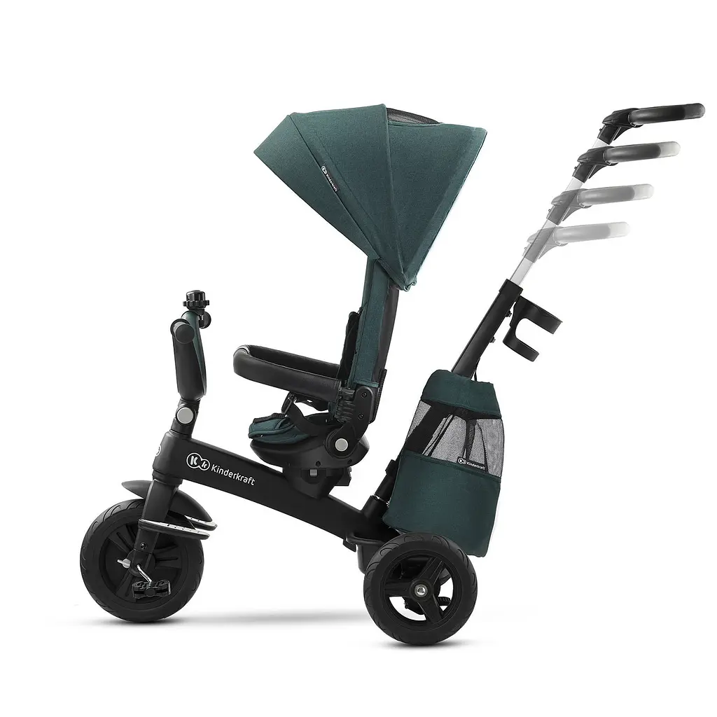 Велосипед трехколесный KiderKraft Easywist Midnight Green - фото 8