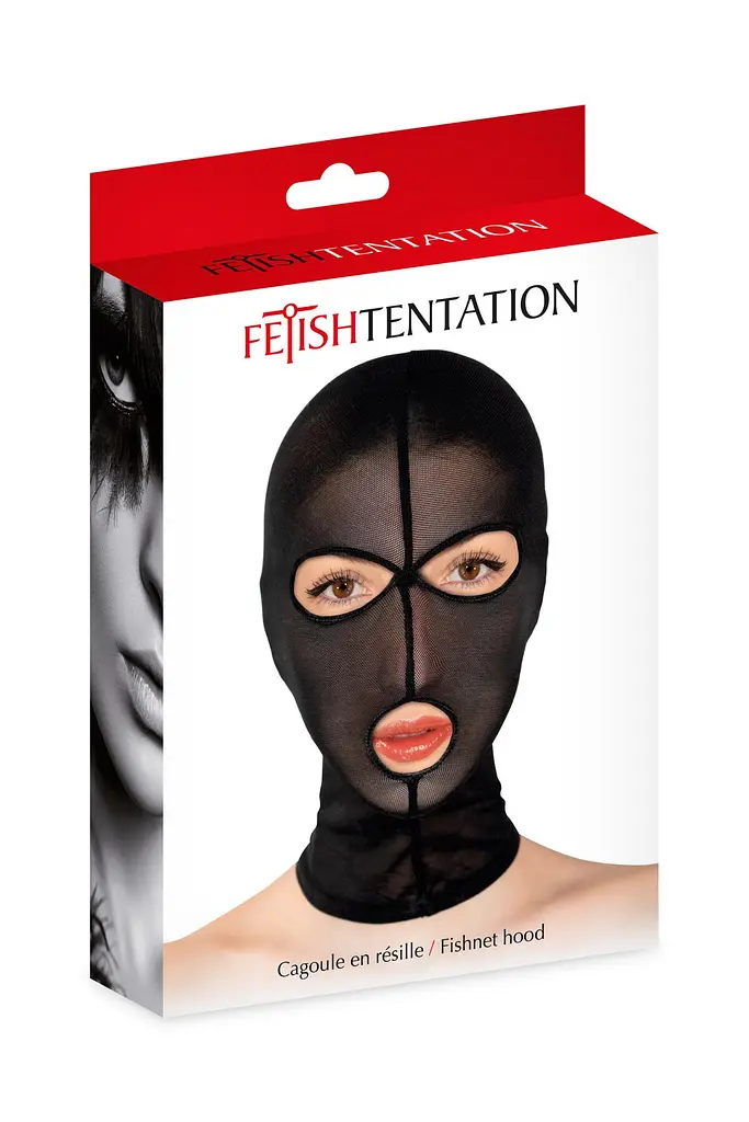 Капюшон Fetish Tentation Feshnet Hood, напівпрозора сітка - фото 2