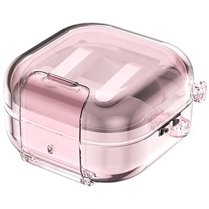 Футляр Crystal Lock Series для Samsung Galaxy Buds 4 / 4 Pro Pink - фото 2