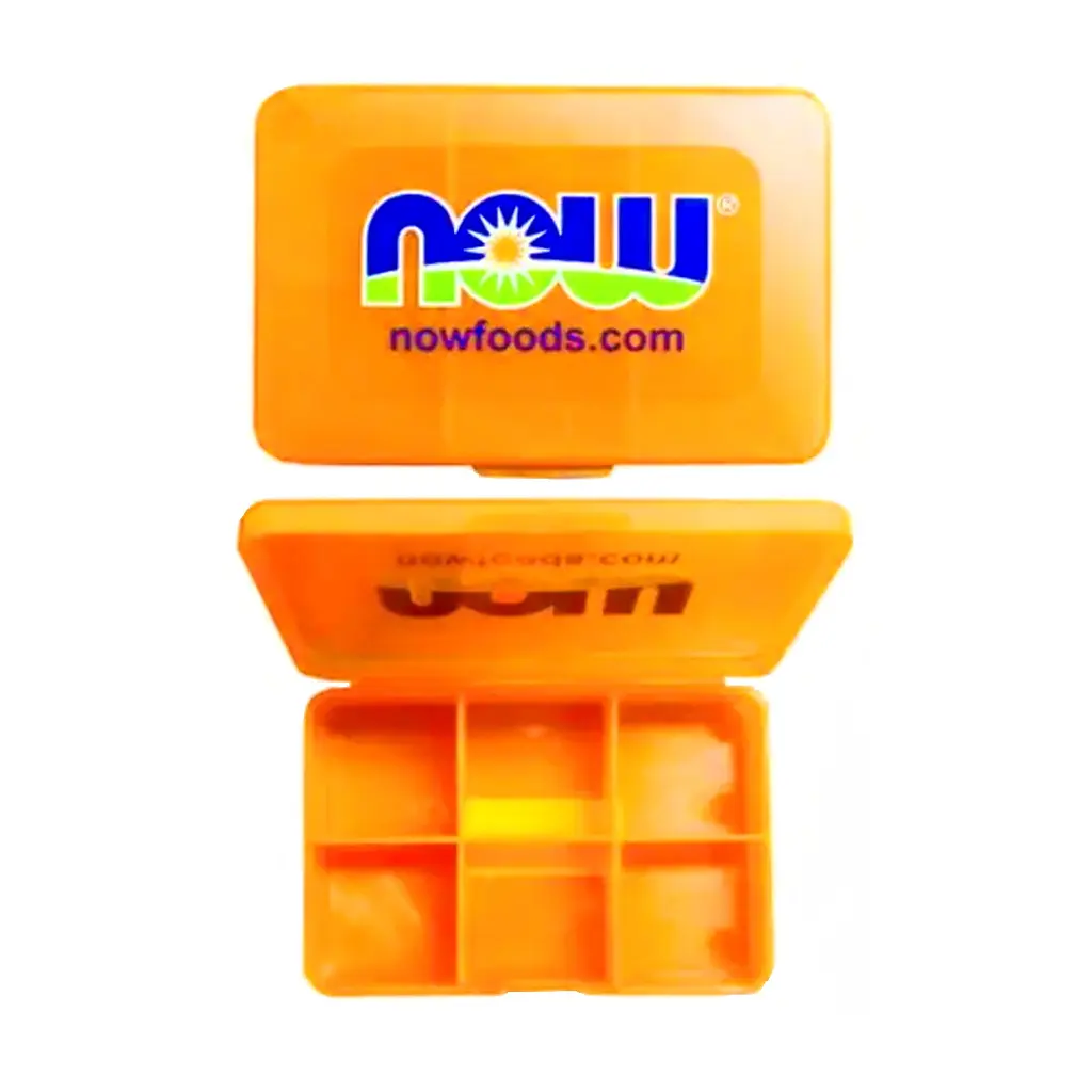 Органайзер для таблеток Now Foods Pocket Pack Vitamin Case Small 6 секций - фото 2