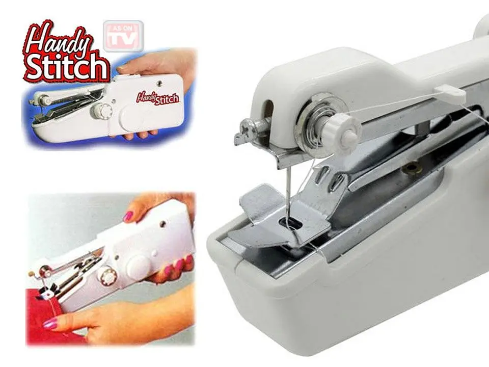 Ручна швейна машинка Handy Stitch ∙ Портативна домашня міні-машинка для швидкого шиття - фото 4