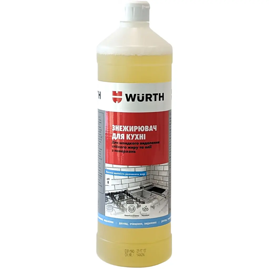 Очисник жирів для кухні Wurth універсальний 1 л (0893117043) - фото 1