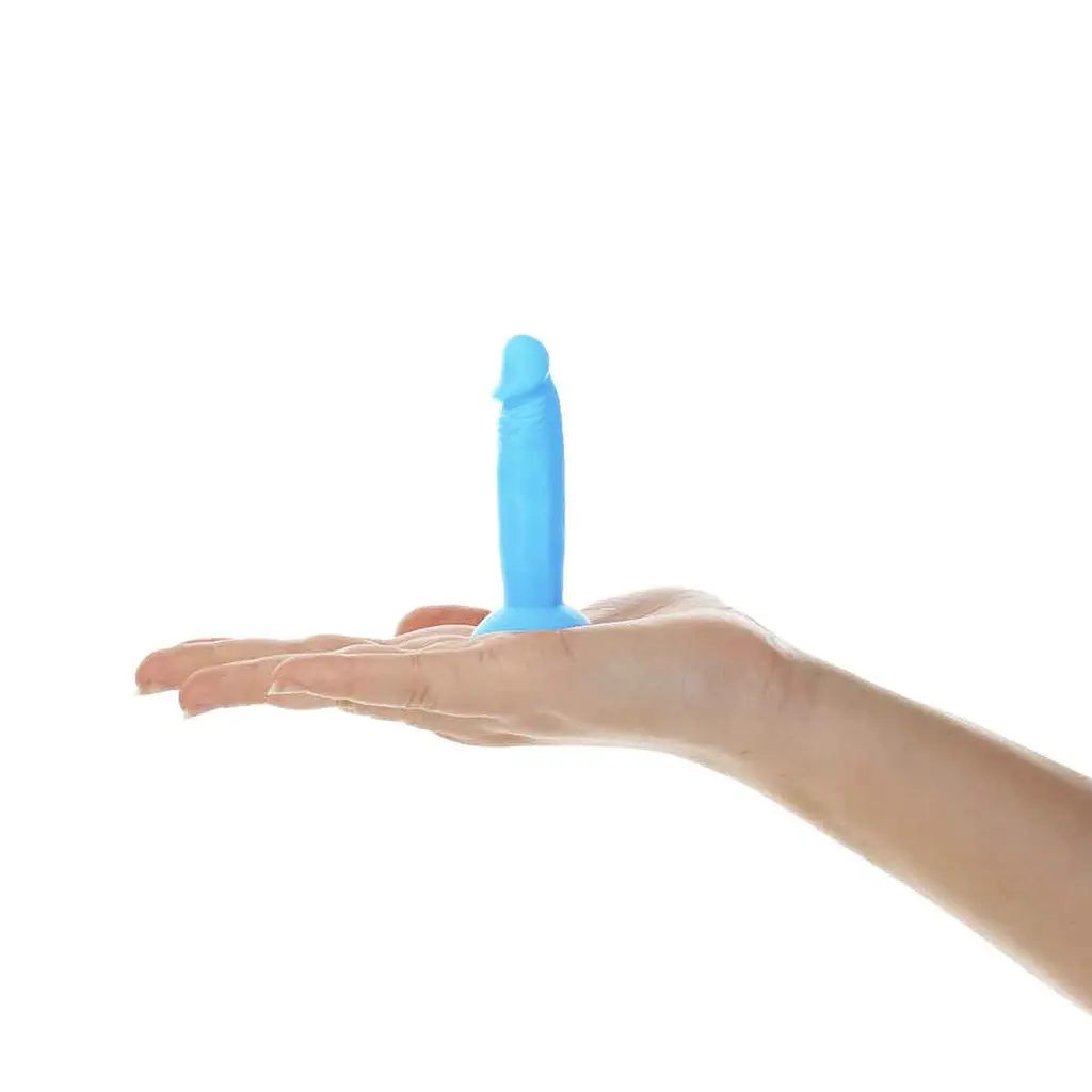 Набір фалоімітаторів Addiction Silly Willy Glow in the Dark, 4 кольори, 12 шт, 8.4 см - фото 10