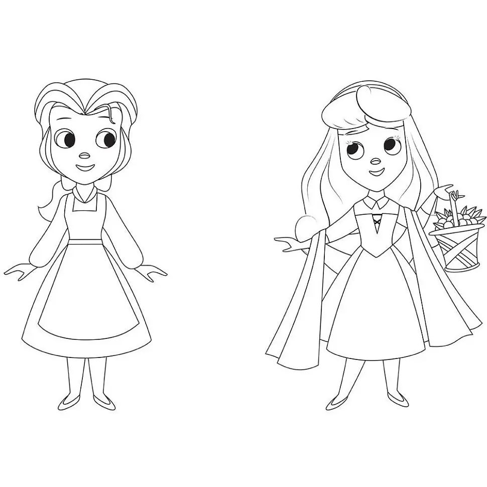 Раскраска "Игра с цветом. Принцесса" Ранок 1426002 Disney Малыш, 12 страниц - фото 2