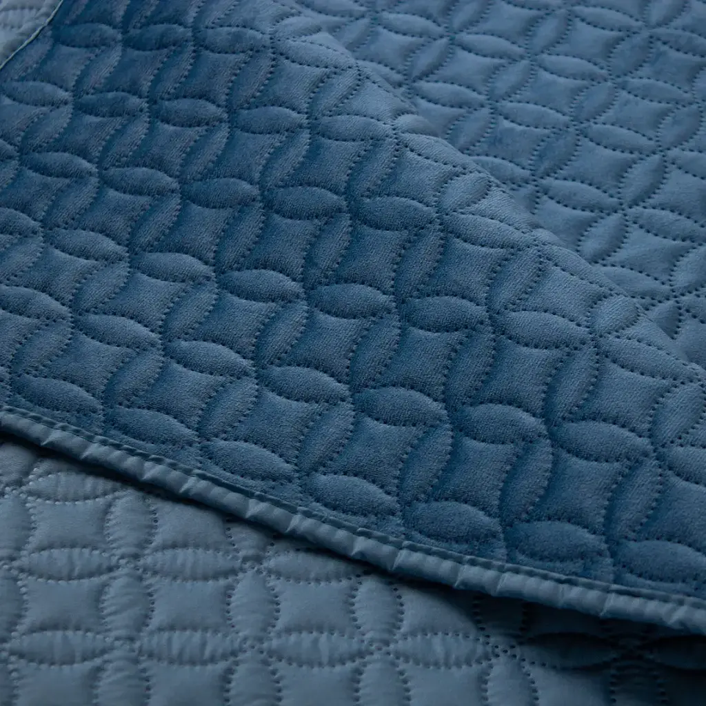 Покривало ТЕП Velour темно-синє Мозаїка 180x240 см - фото 4