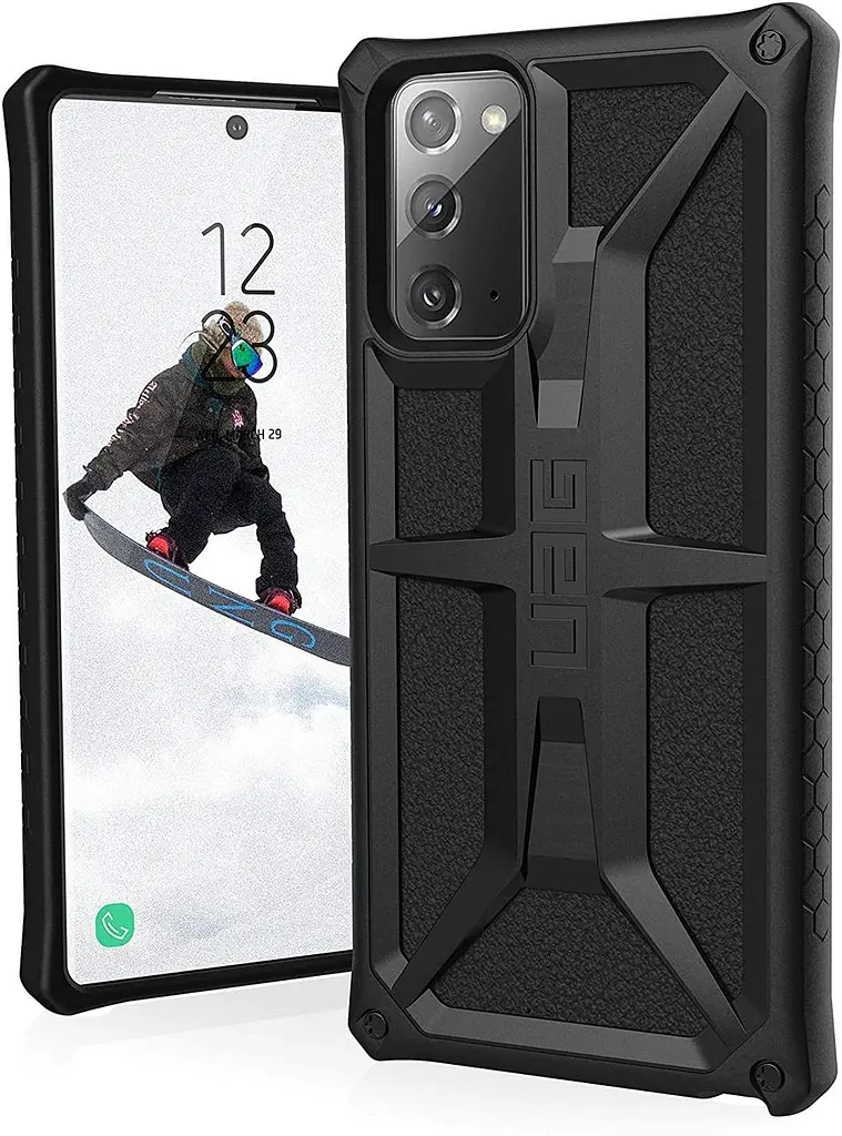 Чохол оригінальний протиударний UAG Monarch (212191114040) Samsung Galaxy Note 20 (6.7") Black - фото 9