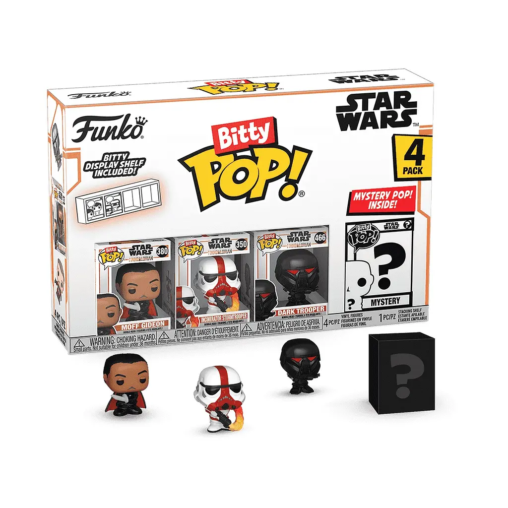 Набор подарочный Funko POP Bitty: Mandalorian - Moff Gideon 4pk det0018255 - фото 3