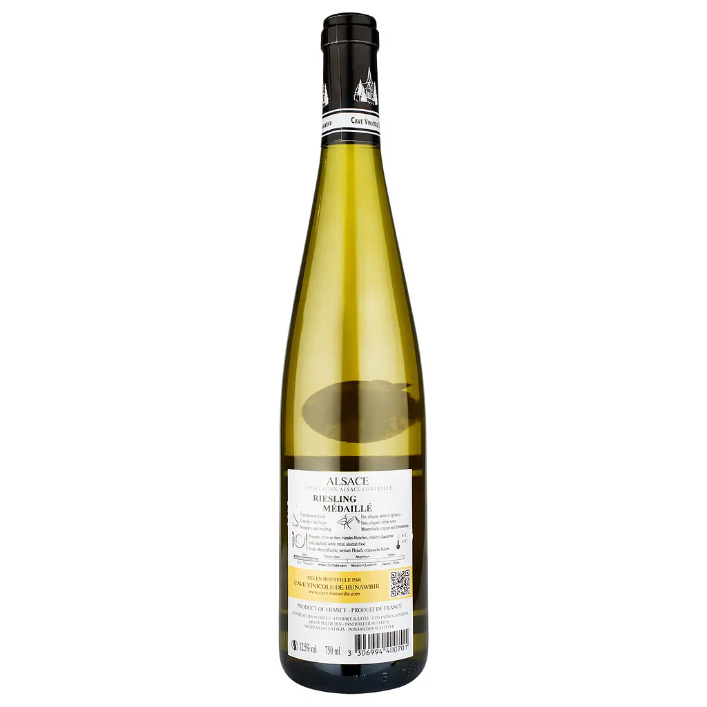 Вино Hunawihr Riesling Medaille Sec белое сухое 0.75 л - фото 2