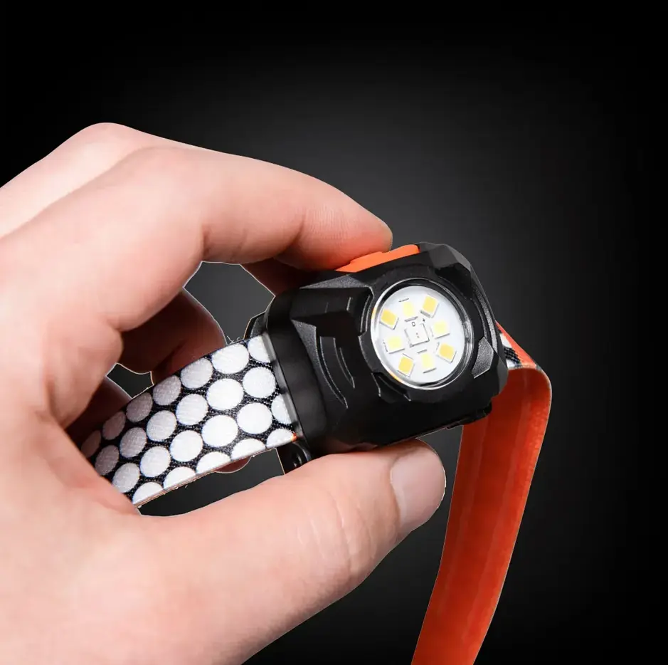 Ліхтар налобний Mactronic Rebel (400 Lm) Cool/Warm White/Red LED Recharg Type-C (AHL0061UC) (DAS303688) - фото 6