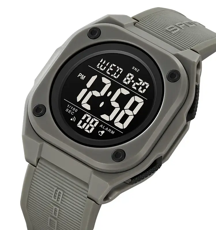 Годинник чоловічий наручний спортивний Skmei 2160 (Сірий) - фото 2
