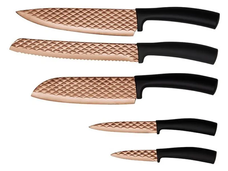 Набір ножів Berlinger Haus Metallic Line Rose Gold Edition (BH-2612)