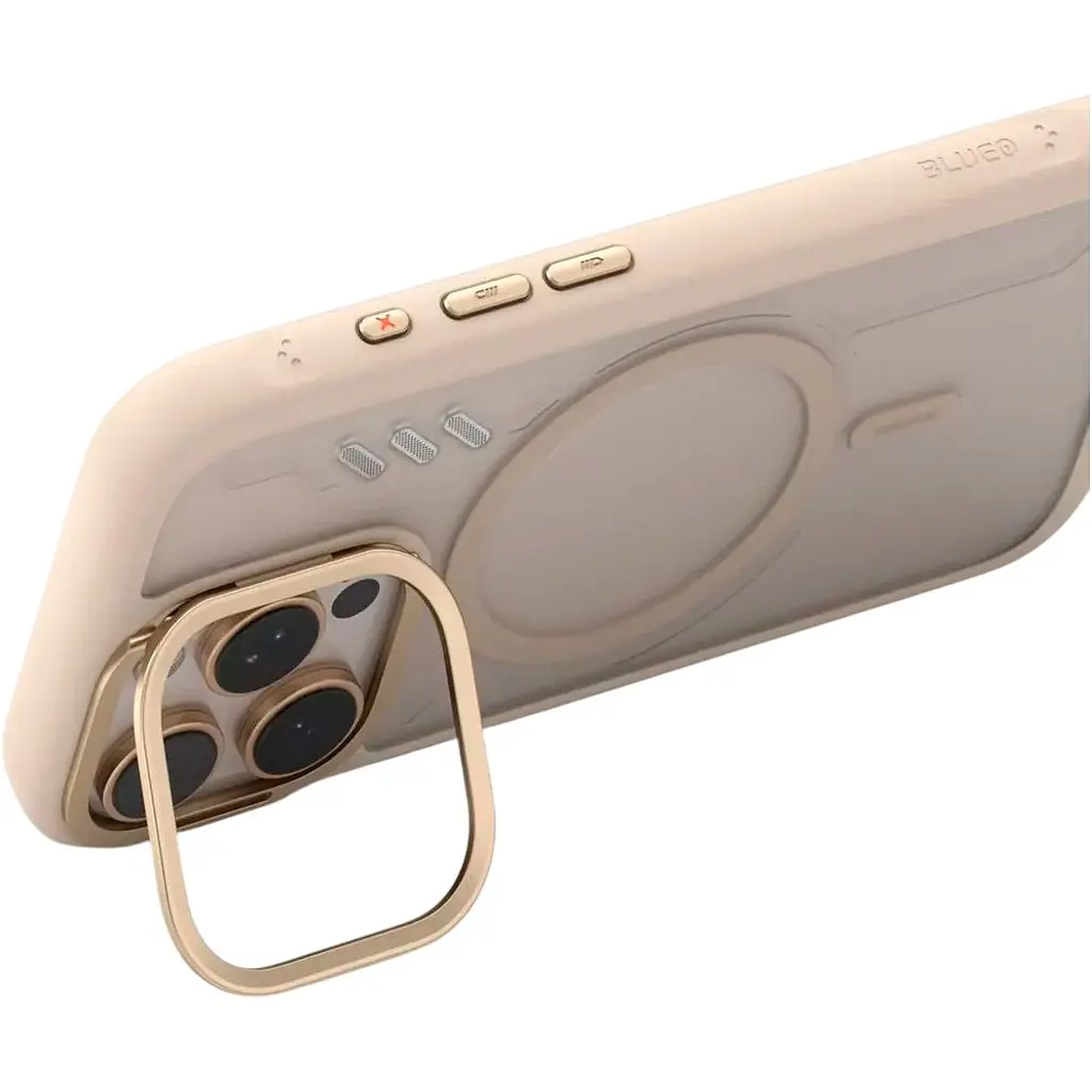 Чехол Blueo Frosted Heat Dissipation Case with MagSafe для Apple iPhone 16 Pro Max Gold (BL057-I16PMGL) [132550] - фото 3