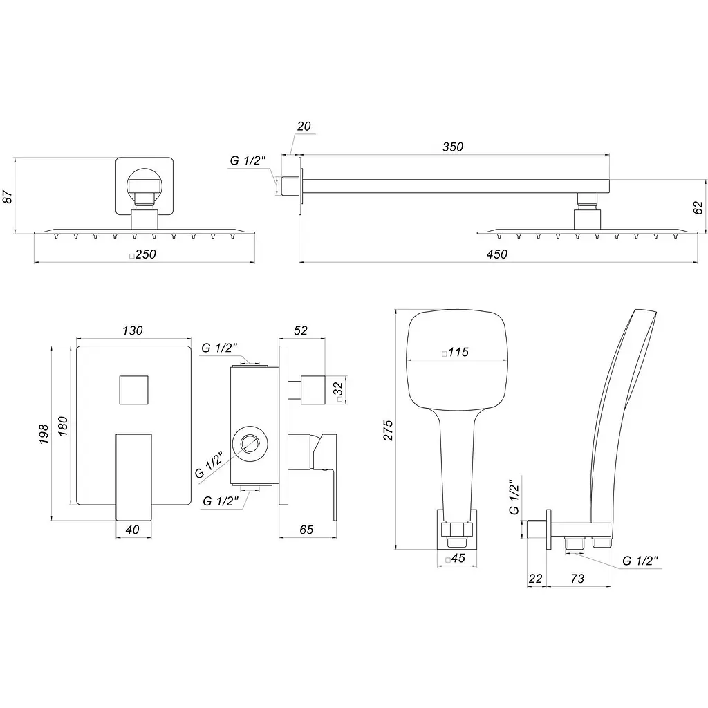 Душова система Globus Lux GLM-205-Smart - фото 2
