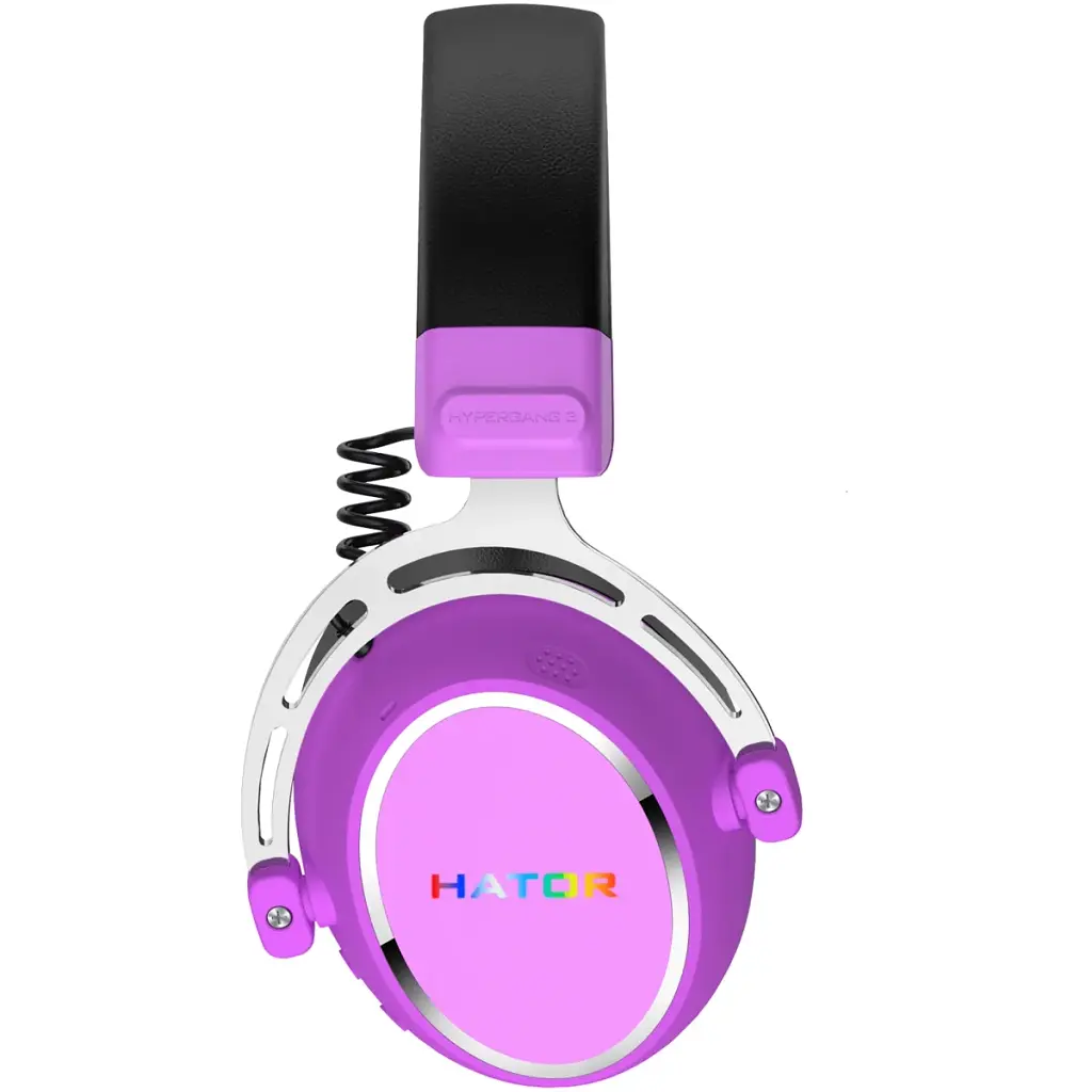 Навушники Hator Hypergang 3 Hi-Res SyncHUB Wireless Cyber violet (ESH52) - фото 3