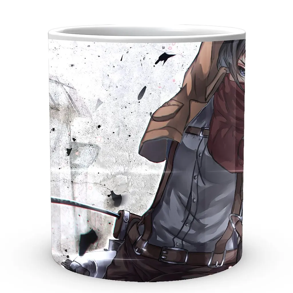 Кухоль GeekLand Attack on Titan Атака Титанів Мікаса AOT 002.28 330 мл білий - фото 2