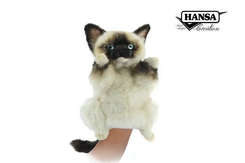 М'яка іграшка на руку Hansa Кошеня серія Puppet висота 30 см (82280) - фото 2