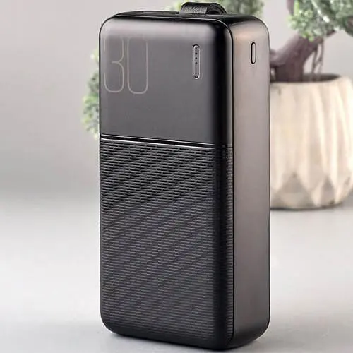 Внешний аккумулятор XO PR199 30000mAh 22.5W Black [123250] - фото 5