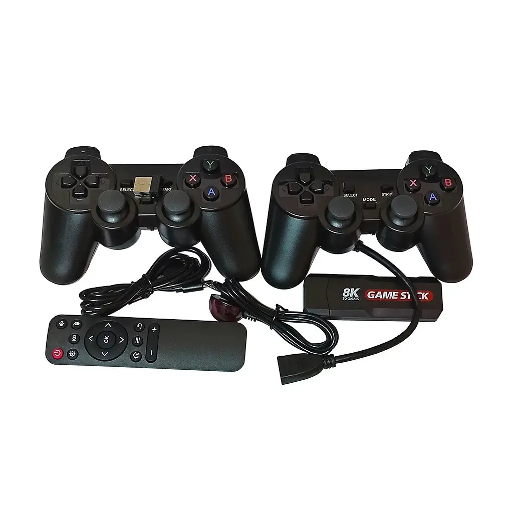 Портативна ігрова приставка Game TV Stick 5G, мініконсоль консоль hdmi з бездротовими джойстиками для тв - фото 6