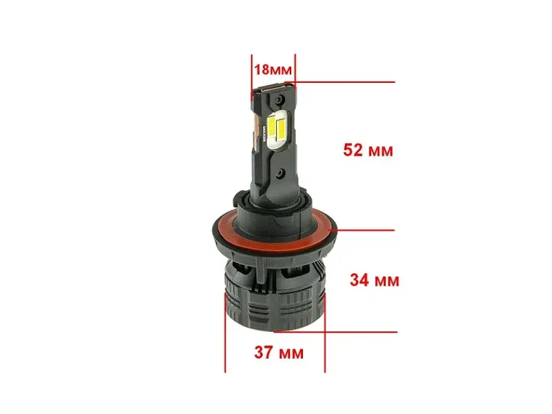 Автолампа Decker LED PL-03 5K H13 H/L - фото 4
