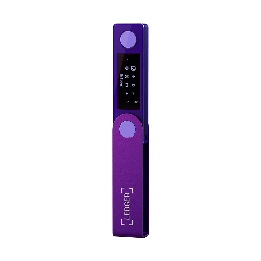 Криптогаманець Ledger Nano X Amethyst Purple, апаратний криптовалютний мультивалютний гаманець, холодне зберігання, Bluetooth і USB, підтримка iOS/Android/Windows/macOS, сталевий корпус, формат флешки, сертифікація безпеки CC EAL6+ - фото 4