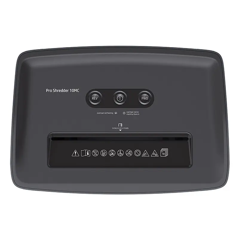 Знищувач документів HP Pro Shredder 10MC, A4, 80g х 10 листів, 2*15, 20 л., P-5 - фото 8