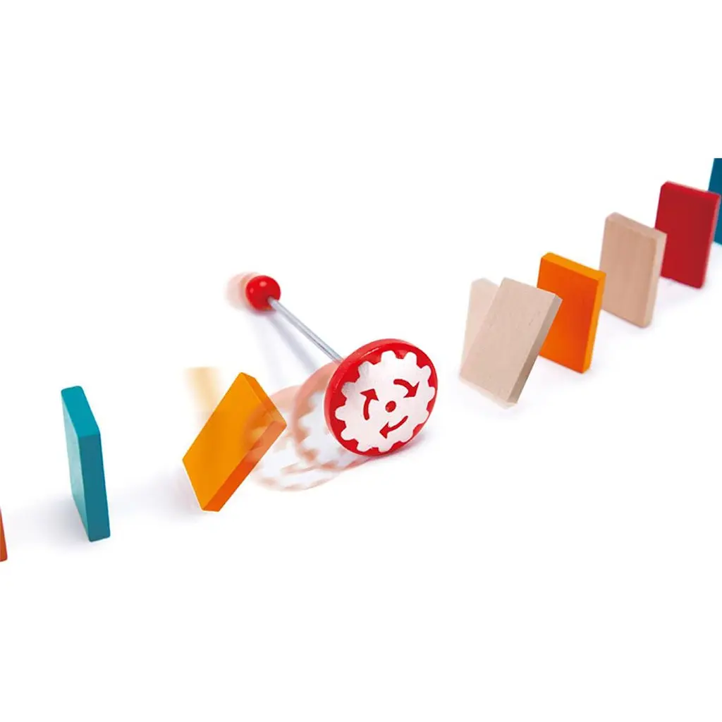 Динамічний конструктор Hape Ефект доміно Могутній молот 59 елементів (E1056) - фото 2