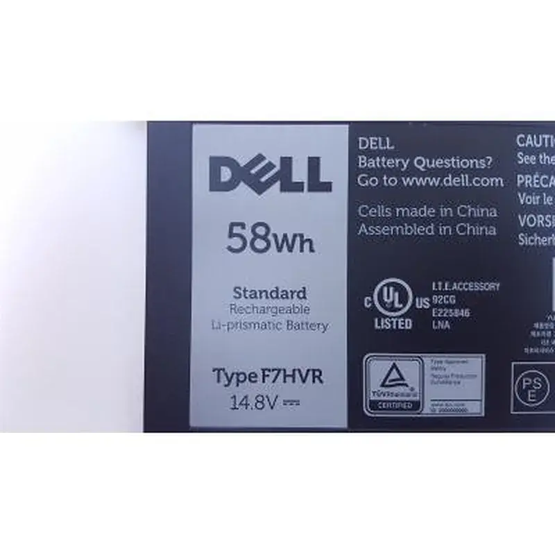 Акумулятор до ноутбука Dell Inspiron 15-7537 F7HVR, 58Wh (3800mAh), 4cell, 14.8V, Li-ion (A47207) - фото 3