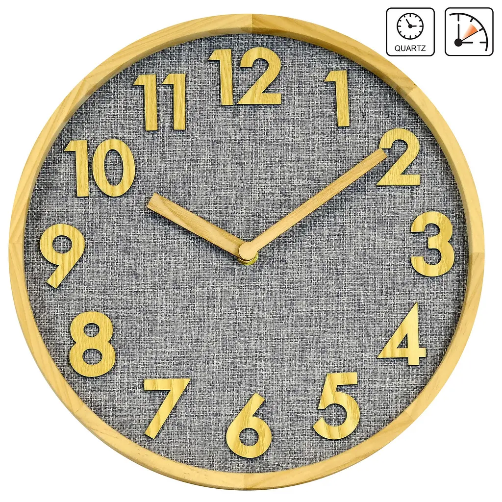 Часы настенные Technoline WT7235 Grey/Brown (WT7235), Коричневый - фото 2
