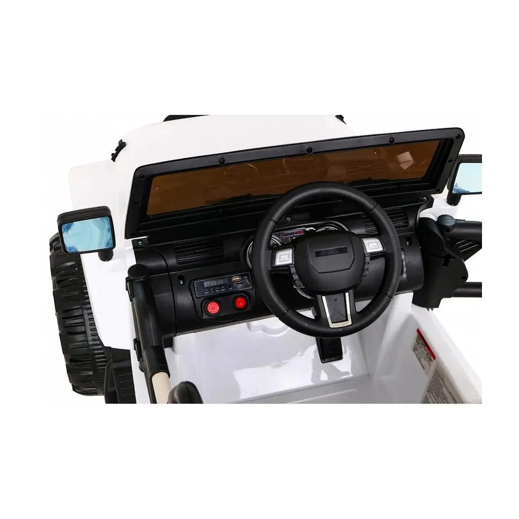 Електромобіль Ramiz Jeep All Terrain 12 В на пульті керування, White (PA.BDM0905.BIA) - фото 10
