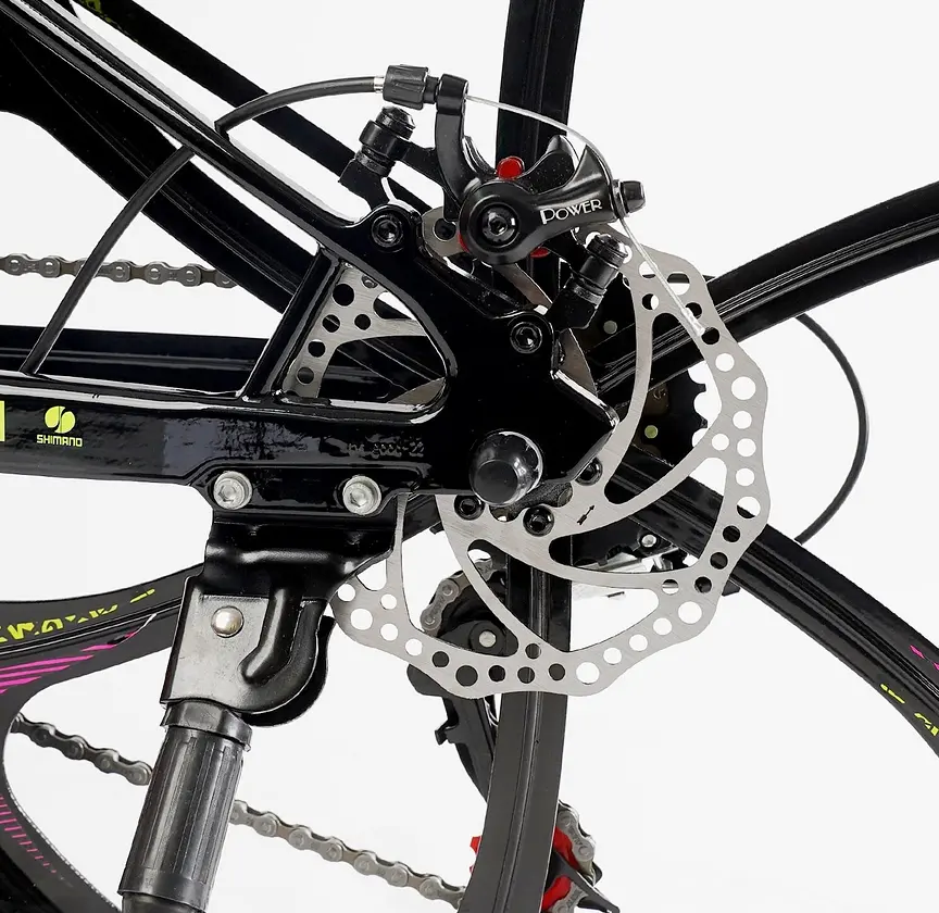 Велосипед спортивный 24" MN-24759 MAGNUM Corso, рама магниевая 11’’, оборудование Saiguan, 21 скорость, собран на 75% (6800077247599) - фото 4