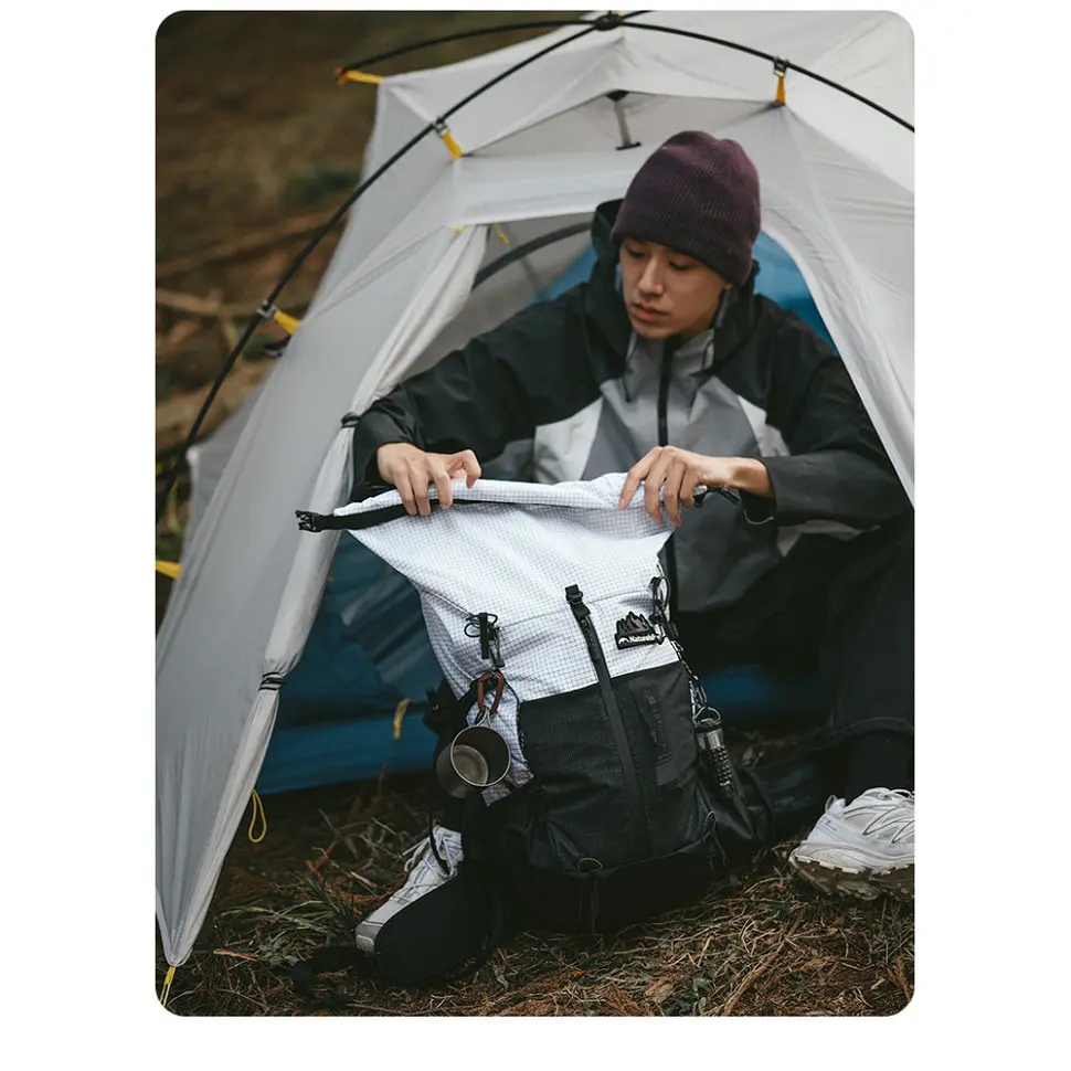 Рюкзак туристичний Naturehike CNK2300016, 30+5 л, чорний - фото 4