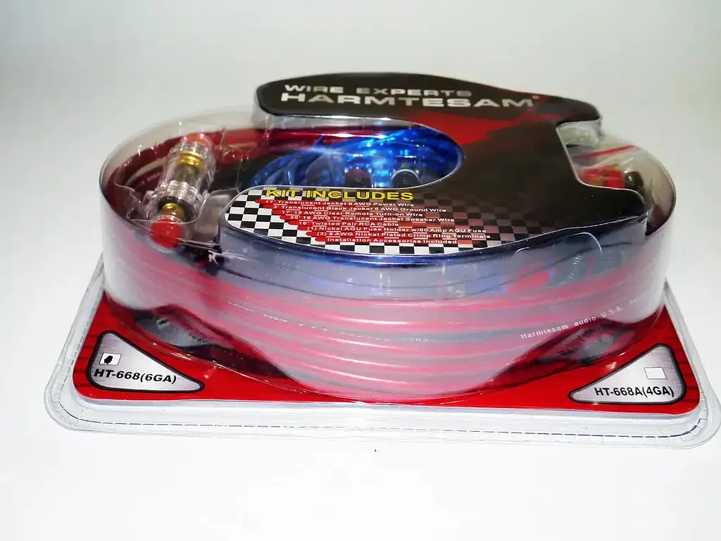 Набір проводів для установки саббуфера Spider kit 1800W H-668 (2541550117) - фото 2