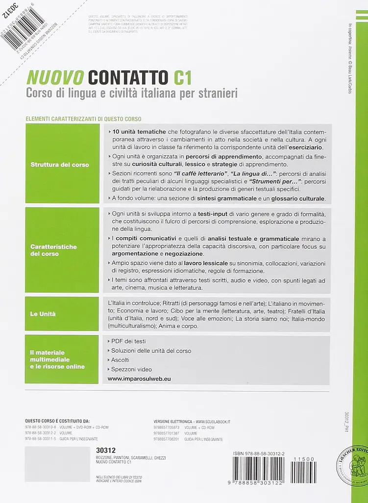Nuovo Contatto C1 Manuale + Eserciziario - фото 2