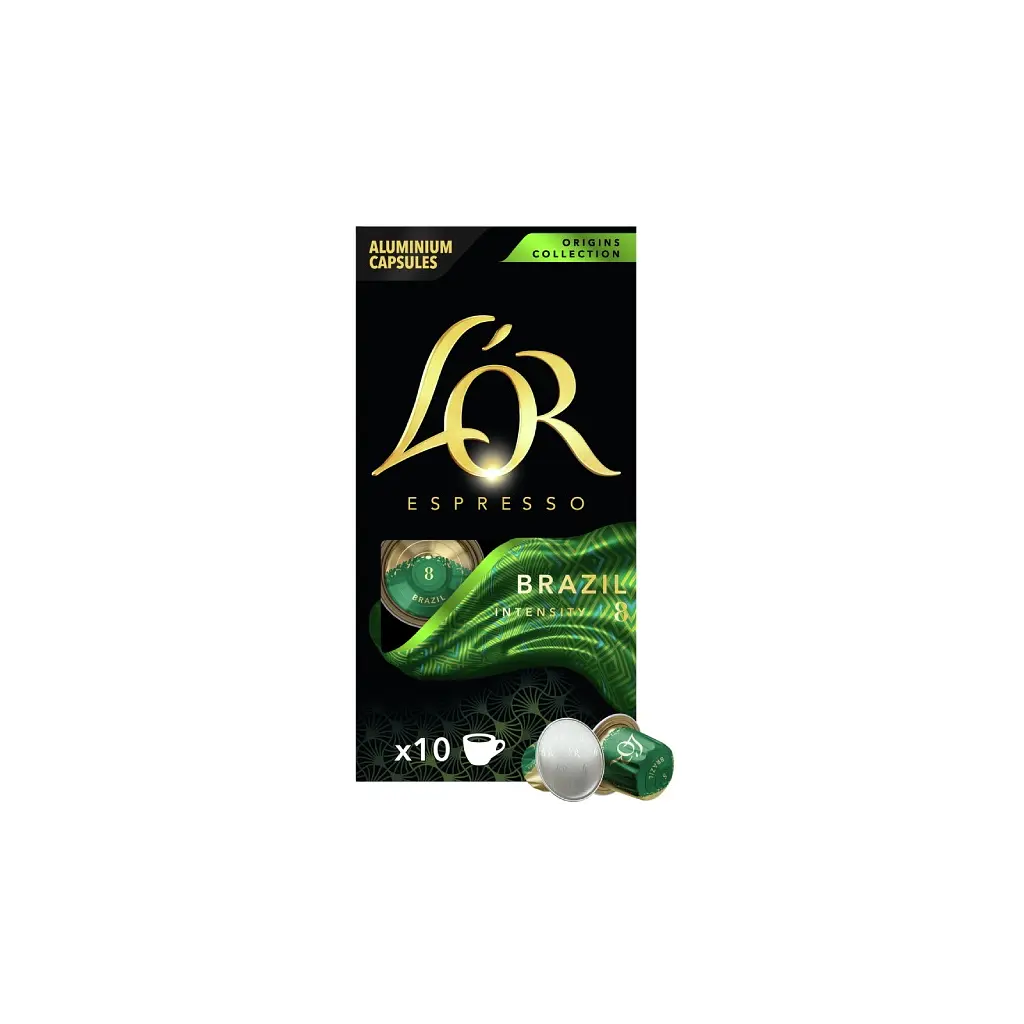 Кава L'OR Espresso Barista Brazil #8 в капсулах 10 шт (8711000573501)