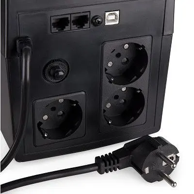 Пристрій безперебійного живлення Vinga LED 1200VA plastic case with USB (VPE-1200PU) - фото 10