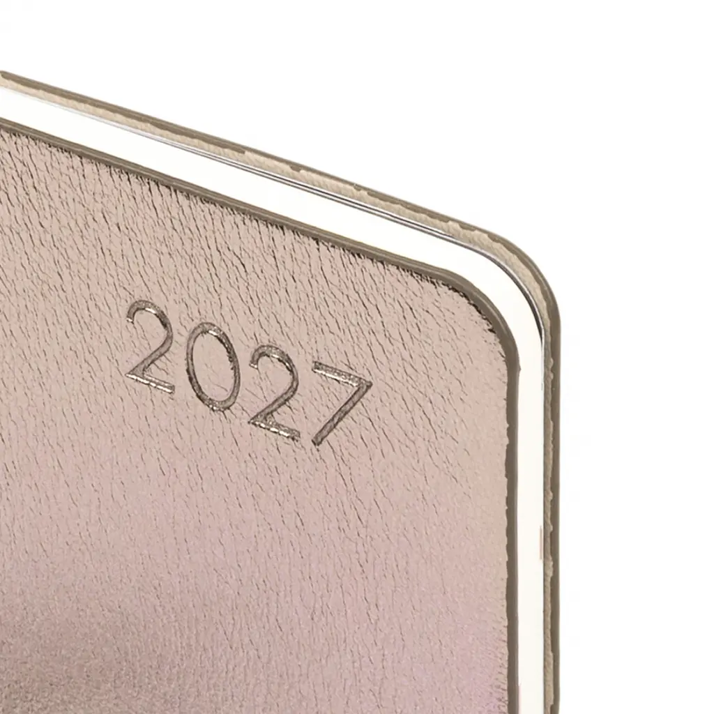 Щотижневик Leo Planner 2027 Glory м'який 10х17 см 128 сторінок темно-сірий металік (252740) - фото 2
