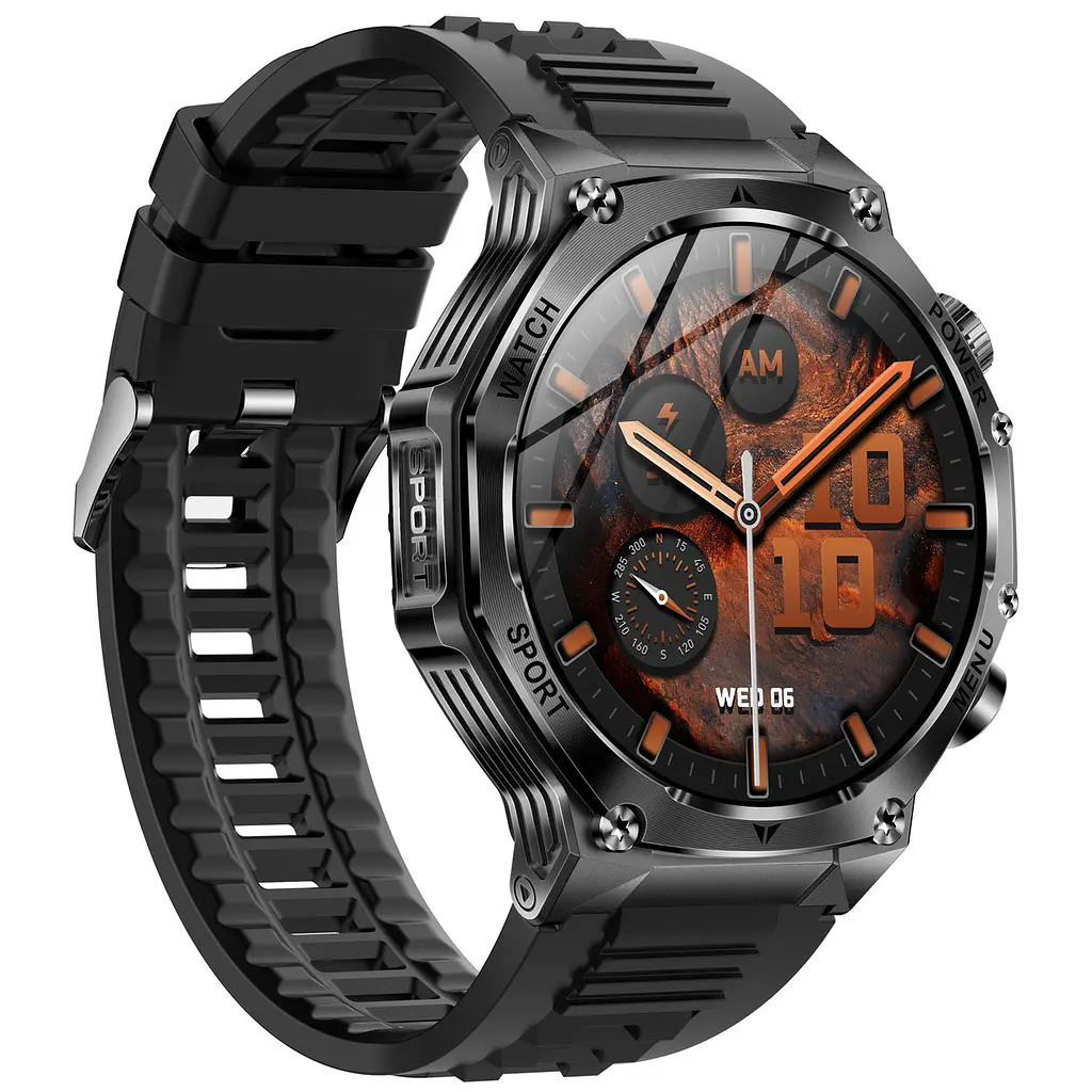 Часы Smart Surf X Pro Black Rubber, 2 ремешка - фото 4