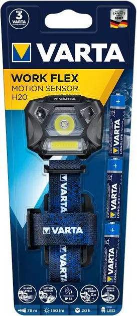 Налобний ліхтар Varta Work-Flex-Motion-Sensor H20 LED - фото 3