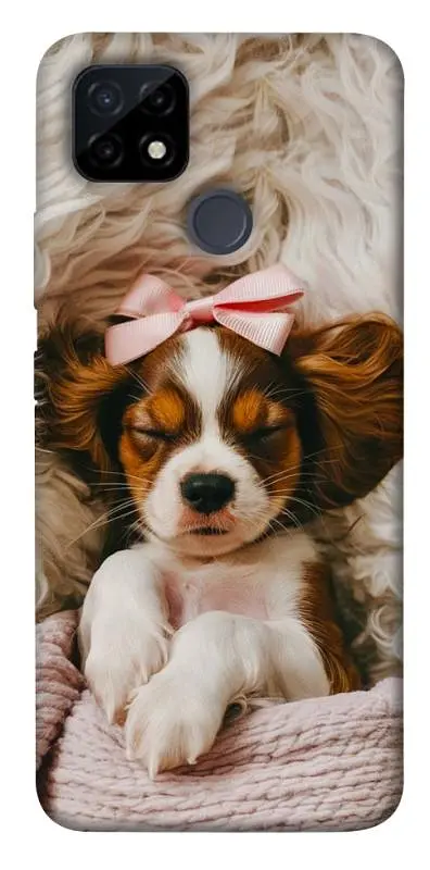 TPU чохол Demsky Sleepy spaniel для Realme C12