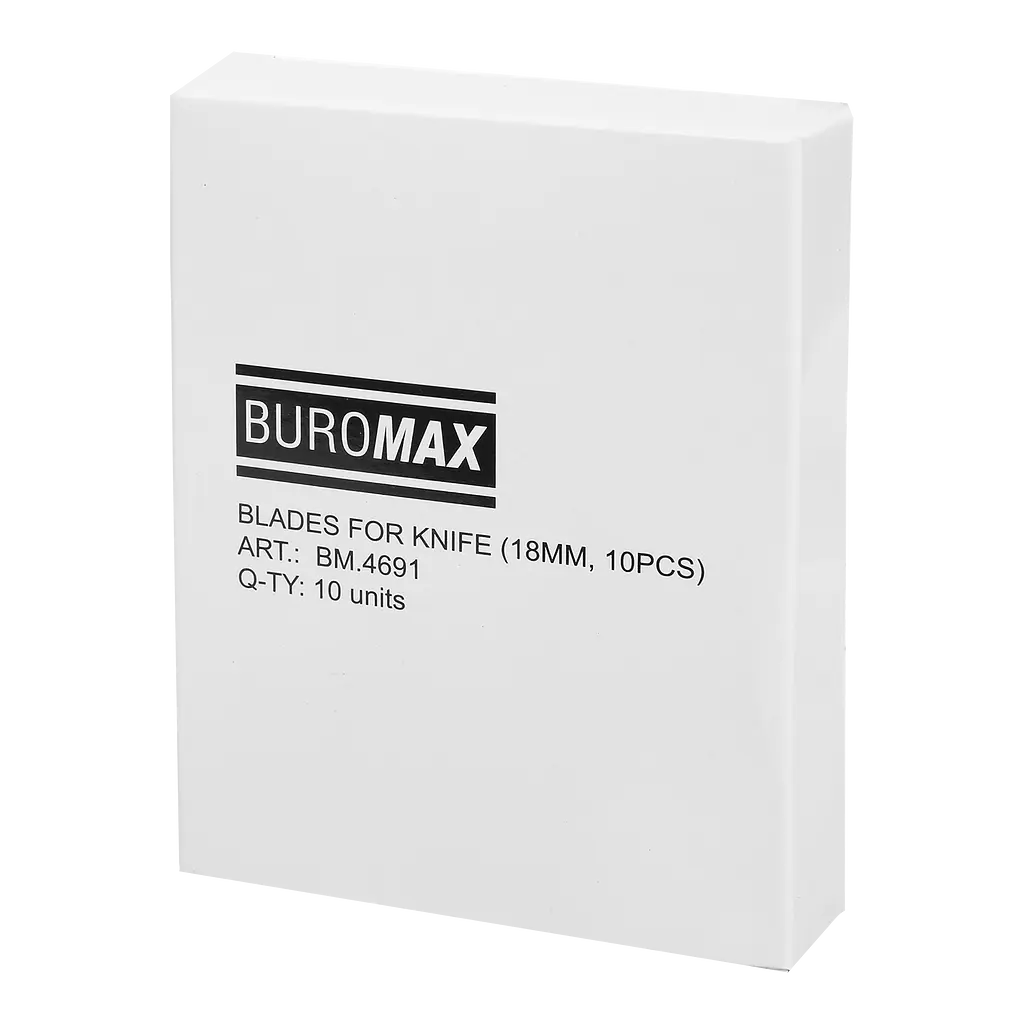 Лезвия для ножей Buromax 18 мм 10 шт. - фото 2