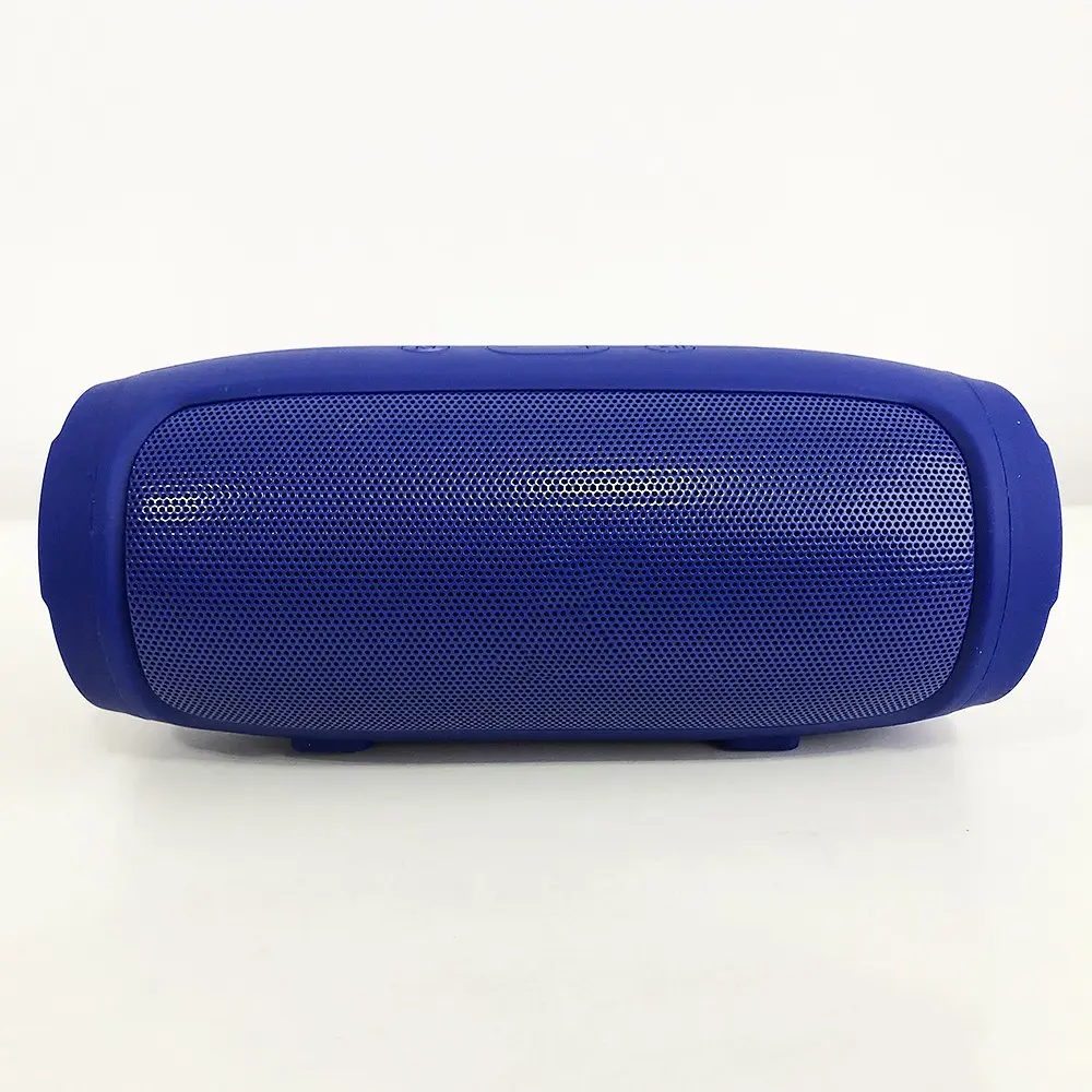 Портативна акумуляторна Bluetooth колонка бездротова 16см переносна акустика бумбокс USB MP3 UKC Charge Mini E3 синій - фото 4