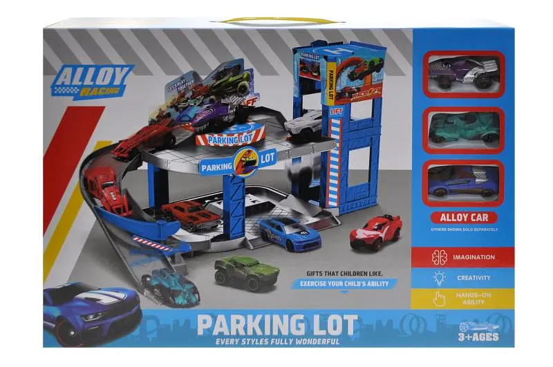 Дитячий паркінг з машинками Alloy Racing Parking Lot ZH-621