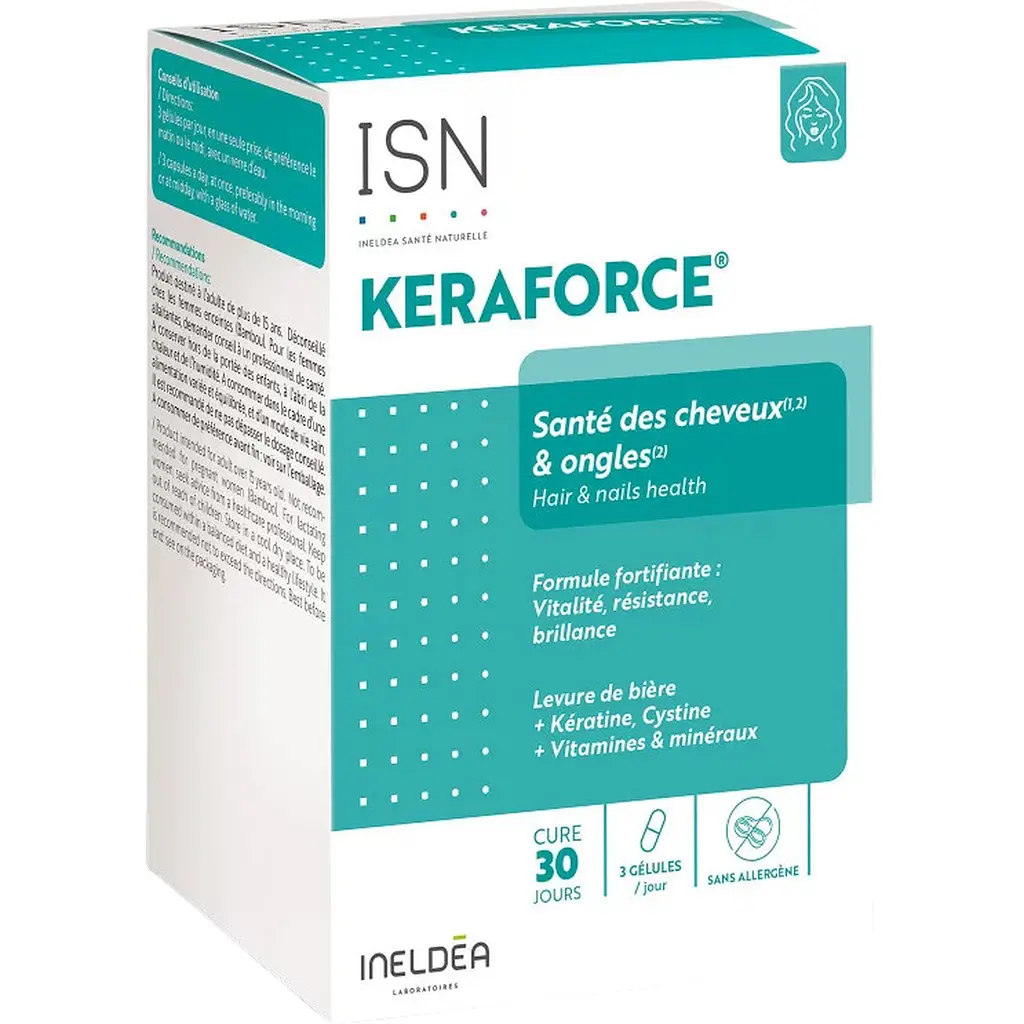 Комплекс Ineldea Keraforce Волосся та нігті 90 капсул