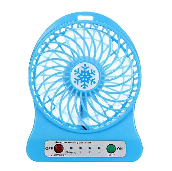 Міні вентилятор mini fan з акумулятором - фото 5