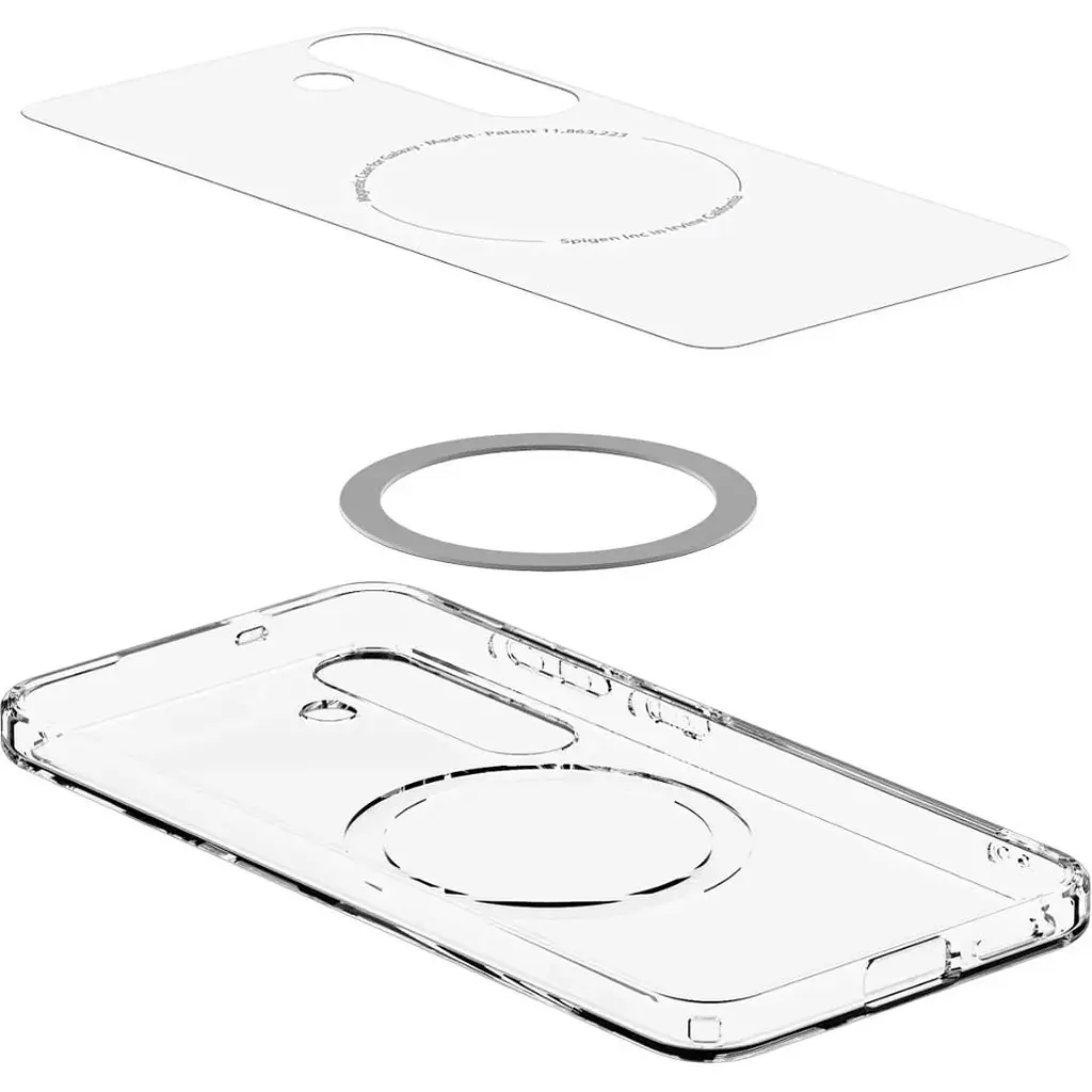 Чехол Spigen Ultra Hybrid MagSafe для Samsung Galaxy S25 Plus Clear White (ACS08981) [126600] - фото 8