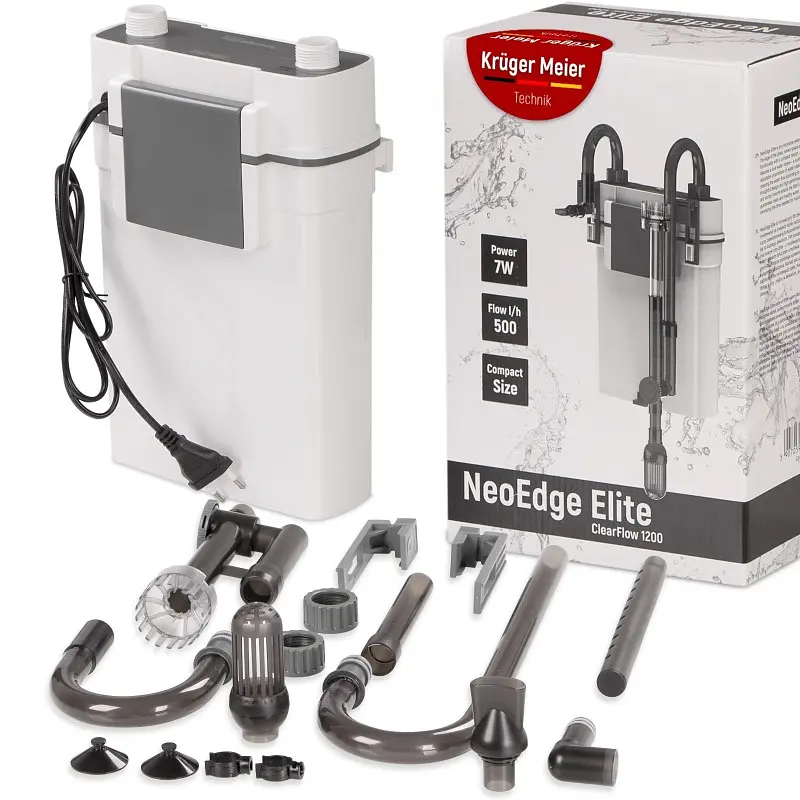 Зовнішній фільтр Kruger Meier NeoEdge Elite 1200 зі скіммером для акваріумів 60–120 л - фото 6