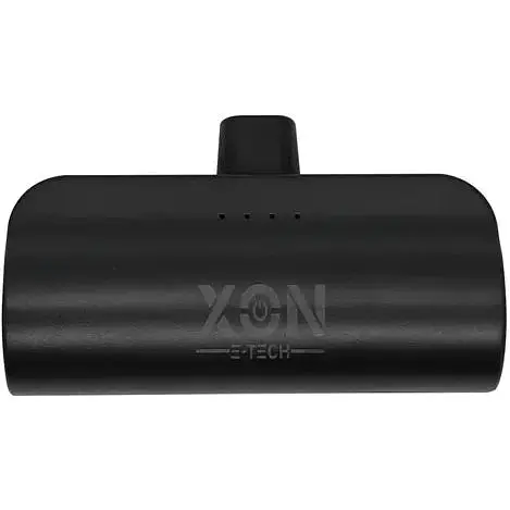 Портативна міні-батарея XON PowerBank MiniCharge Lightning 5000 mAh Чорна (DC5LE 6792) - фото 2