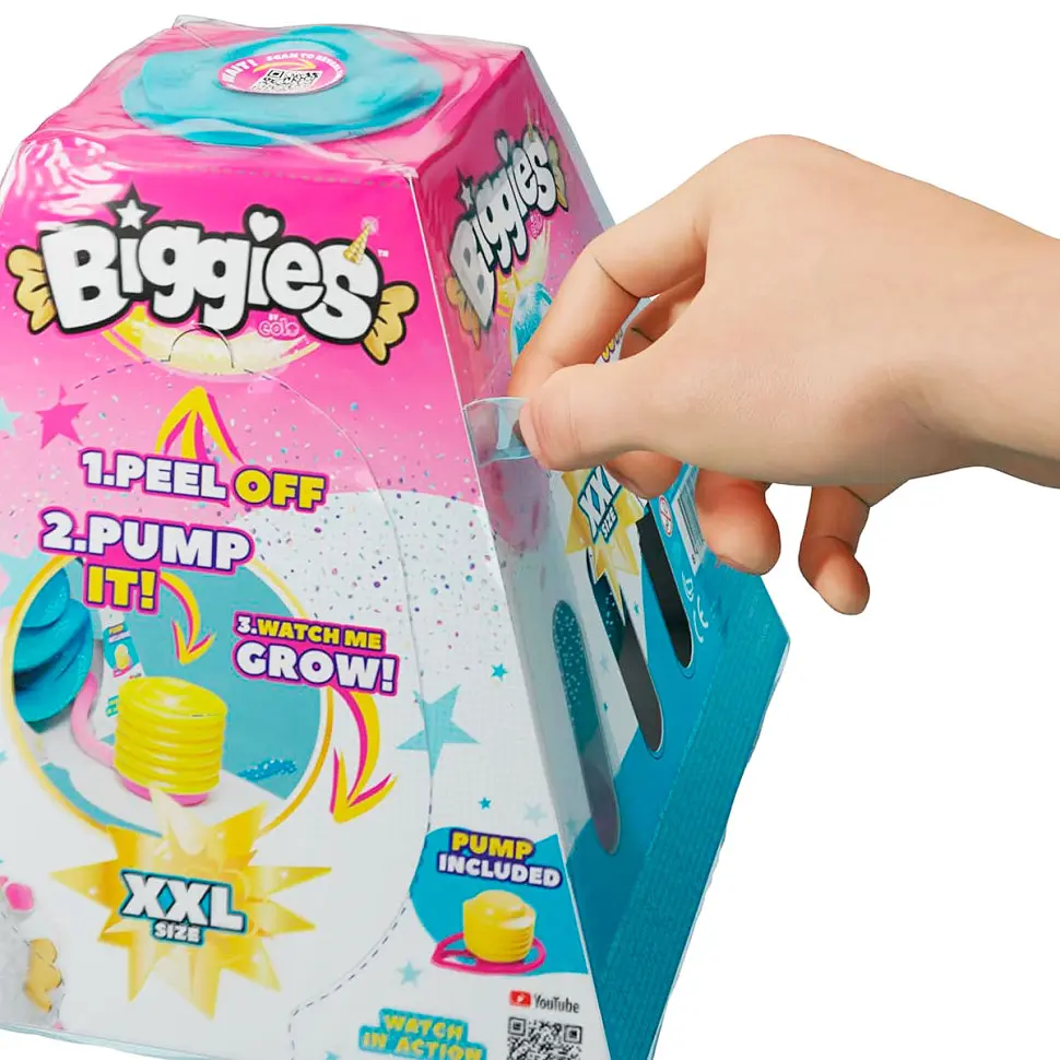 Ігровий набір Синій Пісик Biggies BIG001-UD надувна іграшка, насос 45 см - фото 4
