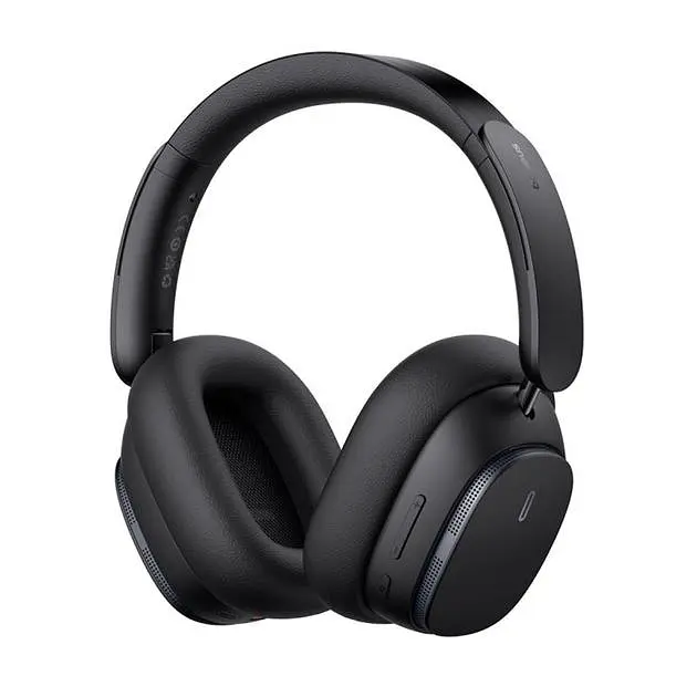 Беспроводные наушники Baseus H1 Pro CN Bowie  Noise-Cancellation Wireless Headphones, BT5.3, ANC, EQ, 60-80h, black - фото 2