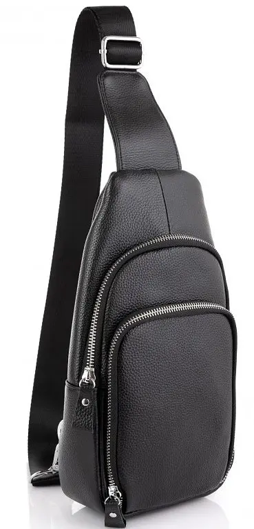 Чоловіча сумка-слінг Tiding Bag чорна (SA25F-5058A) - фото 3